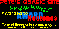The QBASIC Site of The Millenium, Years 1000-2001.