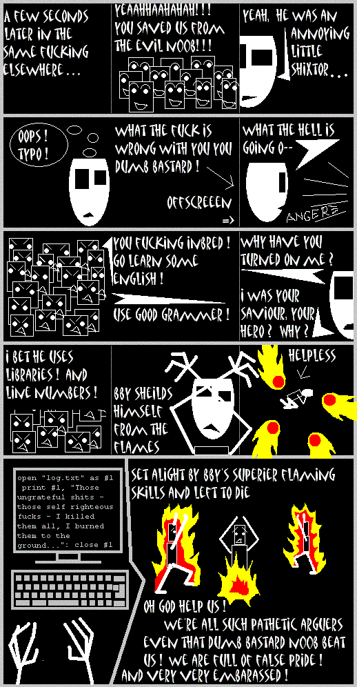 Bobby The QBasic Maniac Comic